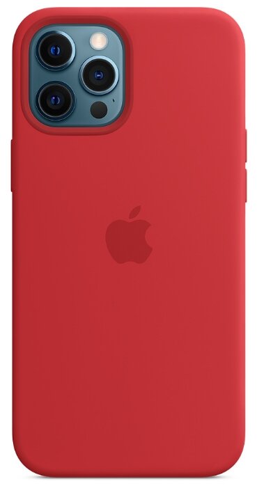 Чехол (клип-кейс) Apple для Apple iPhone 12 Pro Max Silicone Case with MagSafe красный (MHLF3ZE/A)