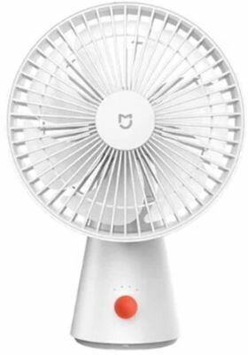 Портативный настольный вентилятор Xiaomi Mijia Desktop Fan 4000mAh (ZMYDFS01DM) белый - фотография № 1