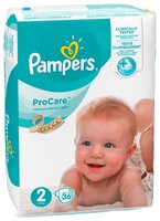 Pampers подгузники ProCare 2 (3-6 кг) 36 шт.