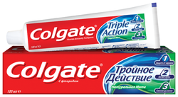 Зубная паста Colgate Тройное действие Натуральная мята комплексная