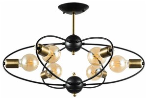 Светильник потолочный Arte Lamp Glasgow A1963PL-6BK