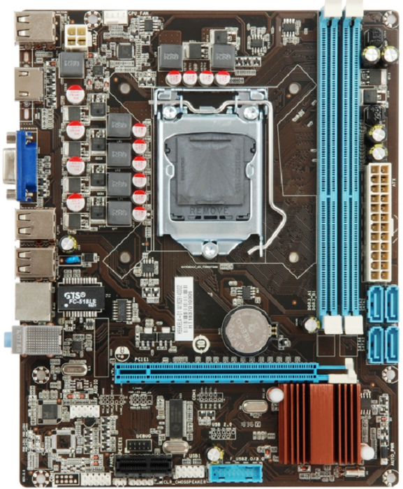 Материнская плата Esonic H55kel c процессором Intel Core i5-660 (lga1156, mATX) .