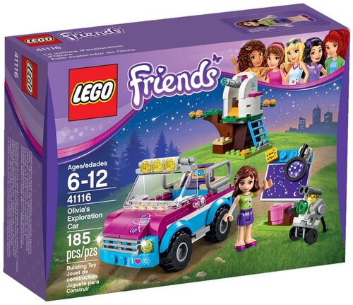 LEGO Friends 41116 Исследовательская машина Оливии, 185 дет.