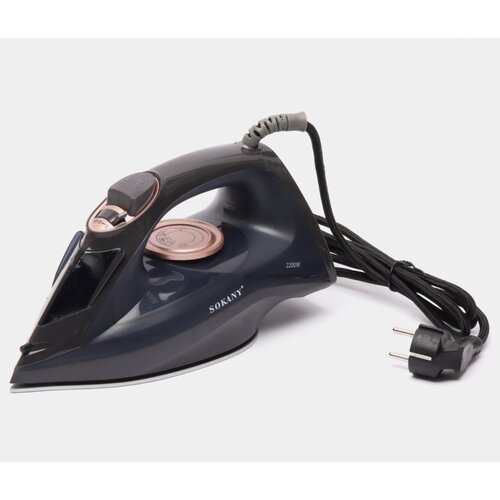 Утюг для одежды Sokany SK-6699 POWERFUL регулятор подачи пара 250мл 2200 Вт керамическое покрытие подошвы black 218900₽