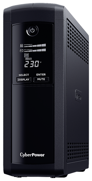 Источник бесперебойного питания CyberPower VP1200EILCD 1200VA Черный