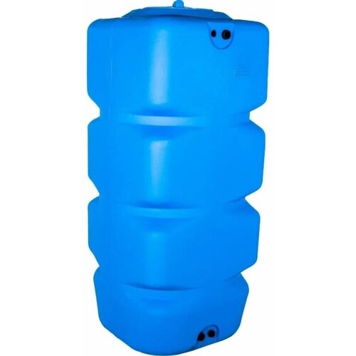 Бак пластиковый 1000 литров, без поплавка, синий, вертикальный, Quadro W 1000
