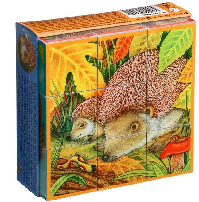 фото Кубики Айрис-пресс Умные кубики «Мой пушистик», в поддончике, 9 штук