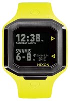 Часы NIXON Ultratide neon yellow/gunmetal