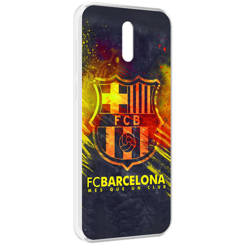 Чехол MyPads FC-Barcelona-Wallpaper-3 для Alcatel 3L (2019) задняя-панель-накладка-бампер чехол mypads land rover 3 для alcatel 3l 2019 задняя панель накладка бампер