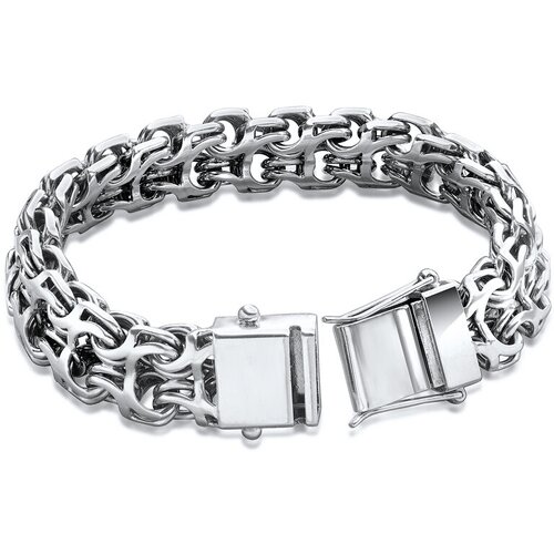 Браслет серебро черненное 925 пробы ручное плетение Рамзес