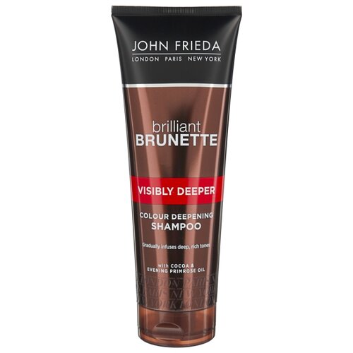 фото John Frieda шампунь Brilliant Brunette Visibly Deeper для усиления насыщенности оттенка темных волос 250 мл