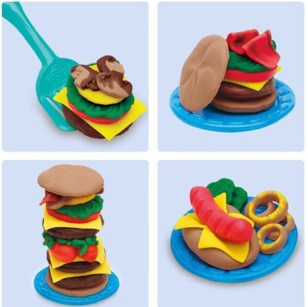 Набор игровой Play-Doh Бургер барбекю - фото №11