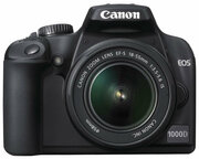 Фотоаппарат Canon EOS 1000D kit EF 18-55mm f/3.5-5.6 IS, черный