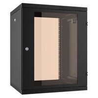 Шкаф коммутационный NT WALLBOX 6-63 B (084684) настенный 6U 600x350мм пер. дв. стекл направл. под закл.