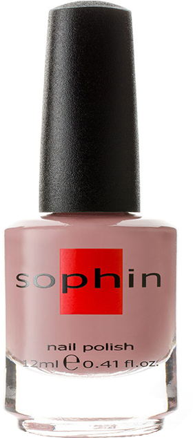 SOPHIN 0030 лак для ногтей, бордово-кирпичный 12 мл - фото №4
