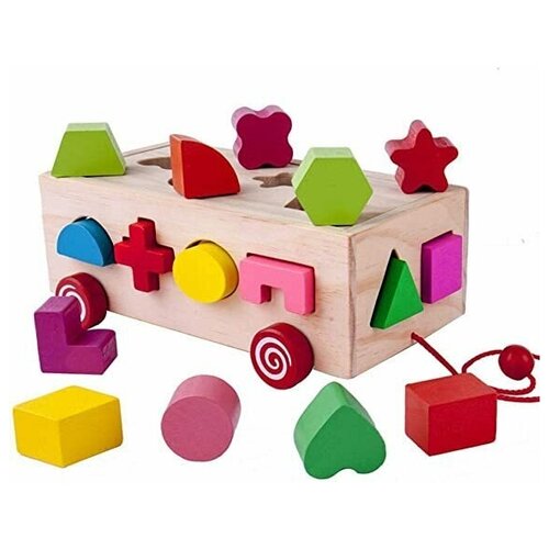 Деревянный сортер монтессори 