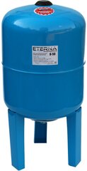 Гидроаккумулятор вертикальный 100 л. ETERNA (цвет синий) Нижнее