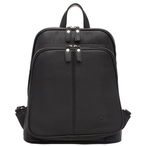 фото Рюкзак lakestone, натуральная кожа, черный