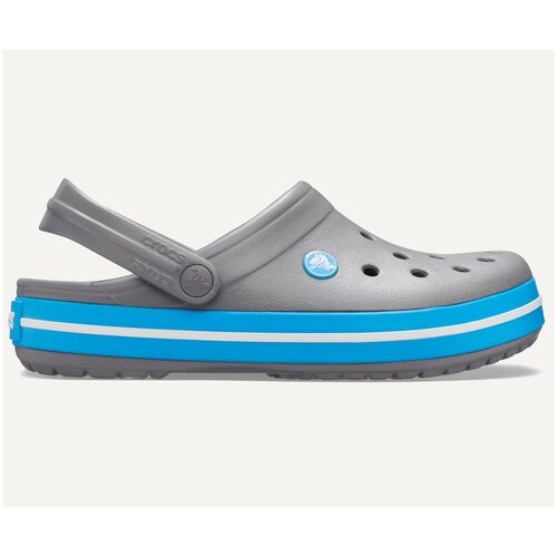 Сабо Crocs Crocband Clog, размер EU 38-39 M6W8 СМ 23.8, голубой, серый