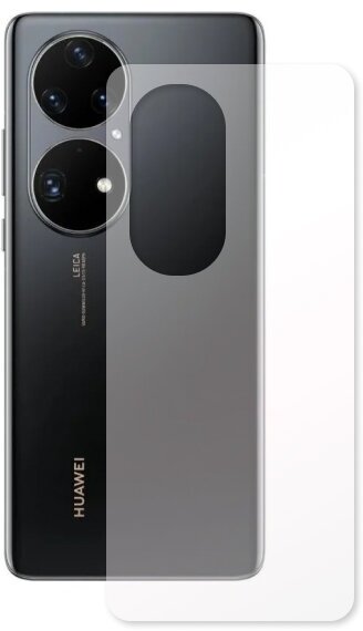 Гидрогелевая пленка LuxCase для Huawei P50 0.14mm Back Transparent 89952 - фото №5