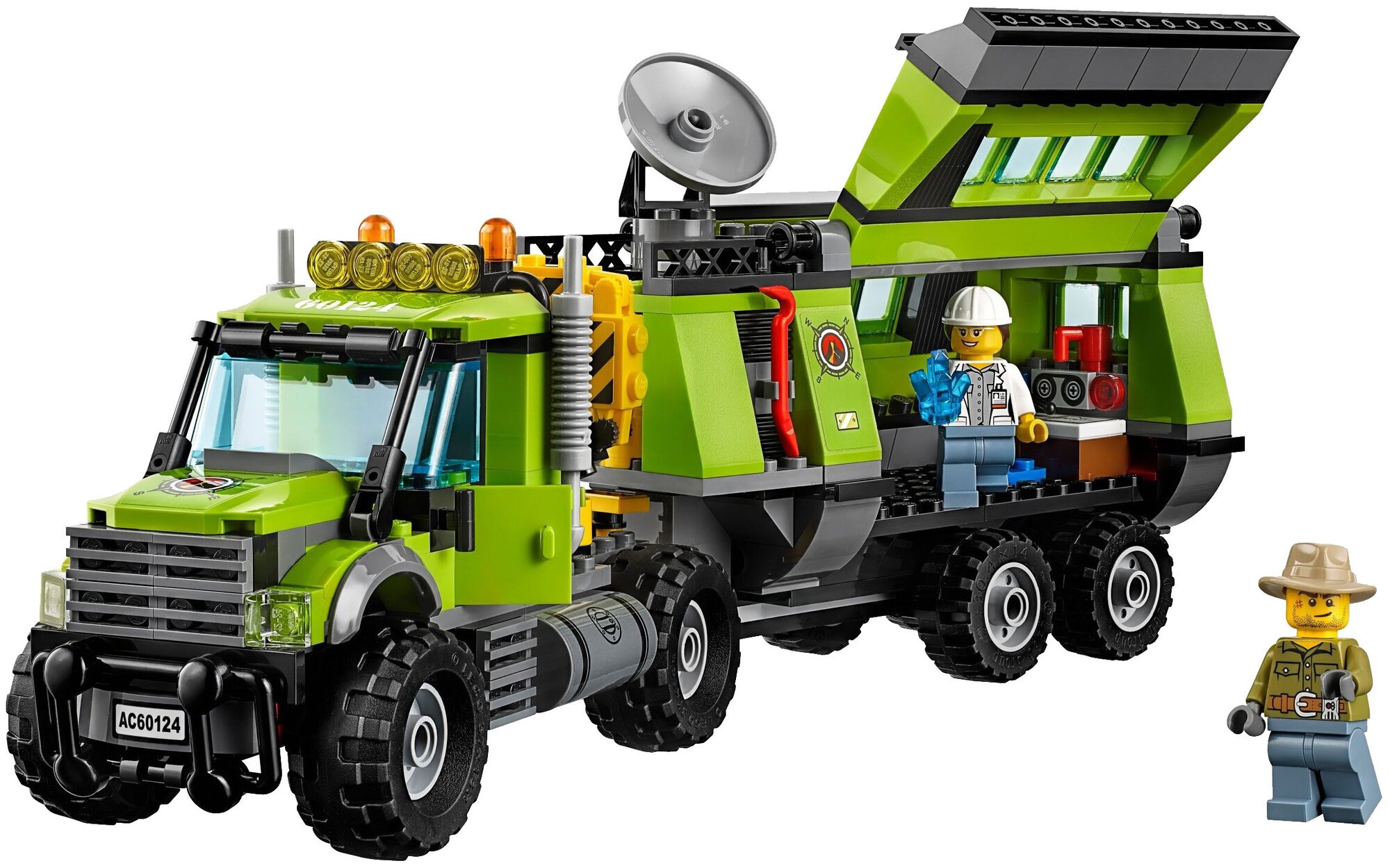 Конструктор LEGO City 60124 База исследователей вулканов