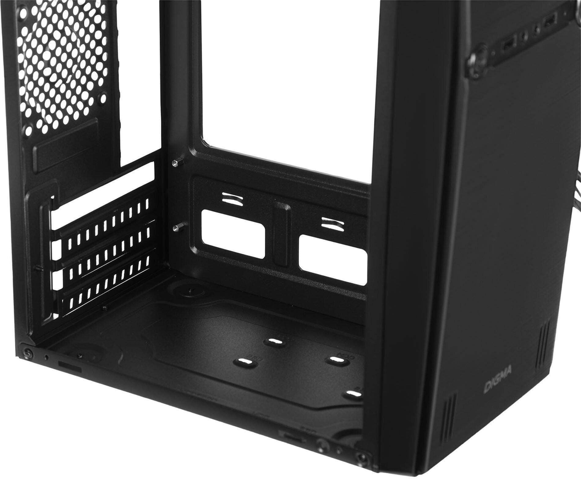 Компьютерный корпус mATX Digma DC-MATX102-U2 черный - фото №12