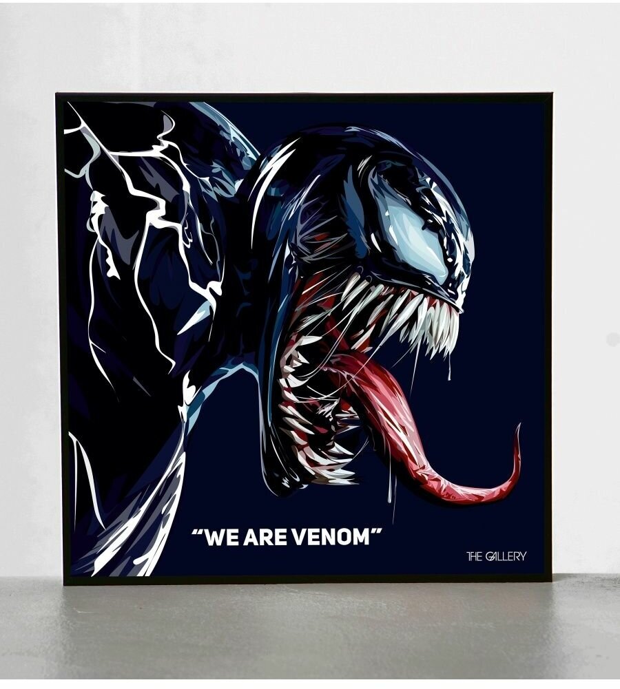 Картина постер Поп-арт Веном Venom Комиксы Человек паук