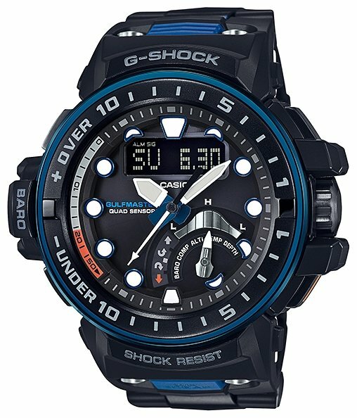 Японские наручные часы Casio G-SHOCK GWN-Q1000MC-1A2 с хронографом