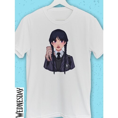 фото Футболка размер 42, черный, белый hilari geek