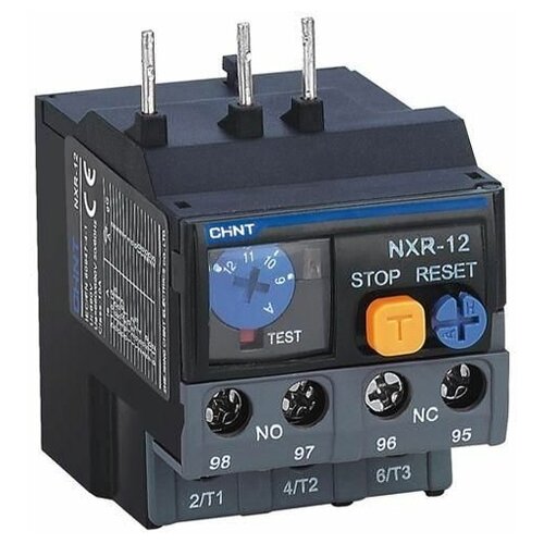 Реле тепловое NXR-12 7-10А (R) CHINT 837103 термореле stc3008 ас220в 10а два реле с двумя датчиками температуры