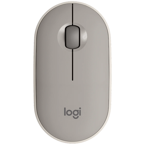 Беспроводная компактная мышь Logitech Pebble M350, серый