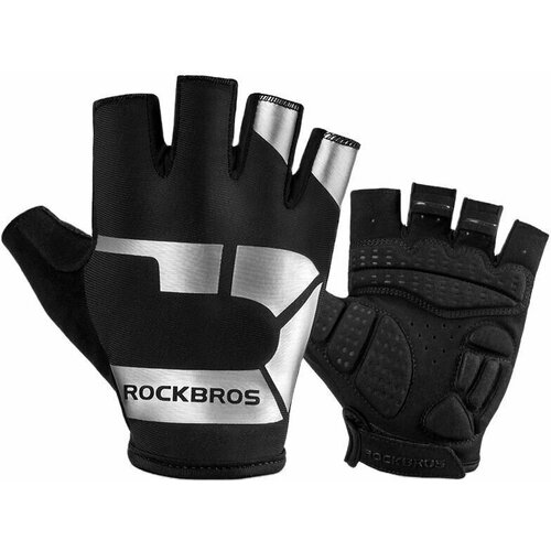 фото Перчатки rockbros, светоотражающие элементы, размер xl, черный