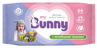 Влажные салфетки My Bunny с лечебными травами 15 шт.