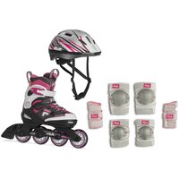 Раздвижные ролики Fila J-One Girl Combo 3-set - 2023 Pink/Magenta р. 32-36