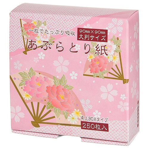 Kyowa Shiko матирующие салфетки для лица Box, 100 мл, 100 г, 250 шт.