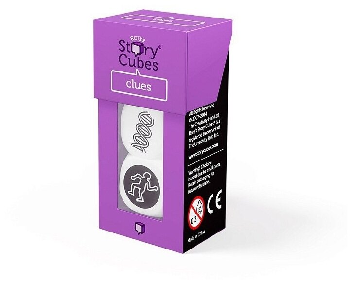 Дополнение для настольной игры Кубики историй  Улики