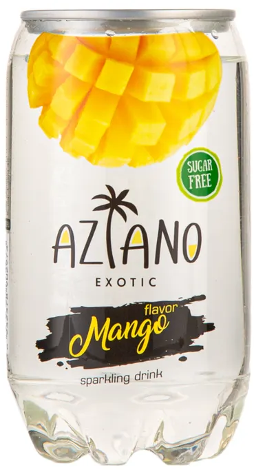Газированный напиток Aziano Манго 350 мл (Россия) Упаковка 12 шт - фотография № 3