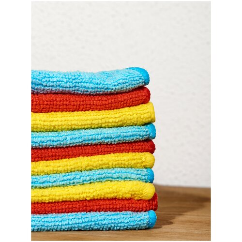 Салфетки для уборки, тряпки для уборки из микрофибры 10шт/уп