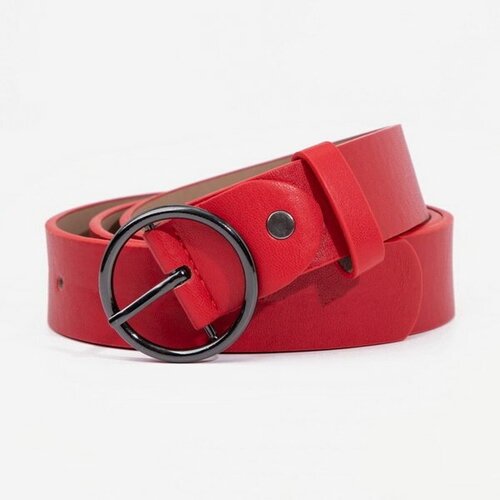 фото Ремень сима-ленд, размер 105, красный сима-лэнд