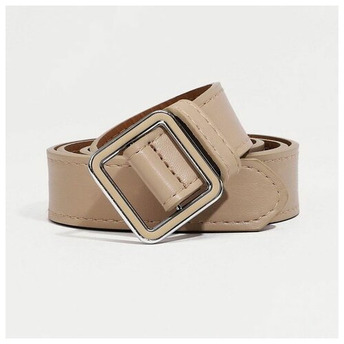 фото Ремень сима-ленд, размер 105, бежевый сима-лэнд