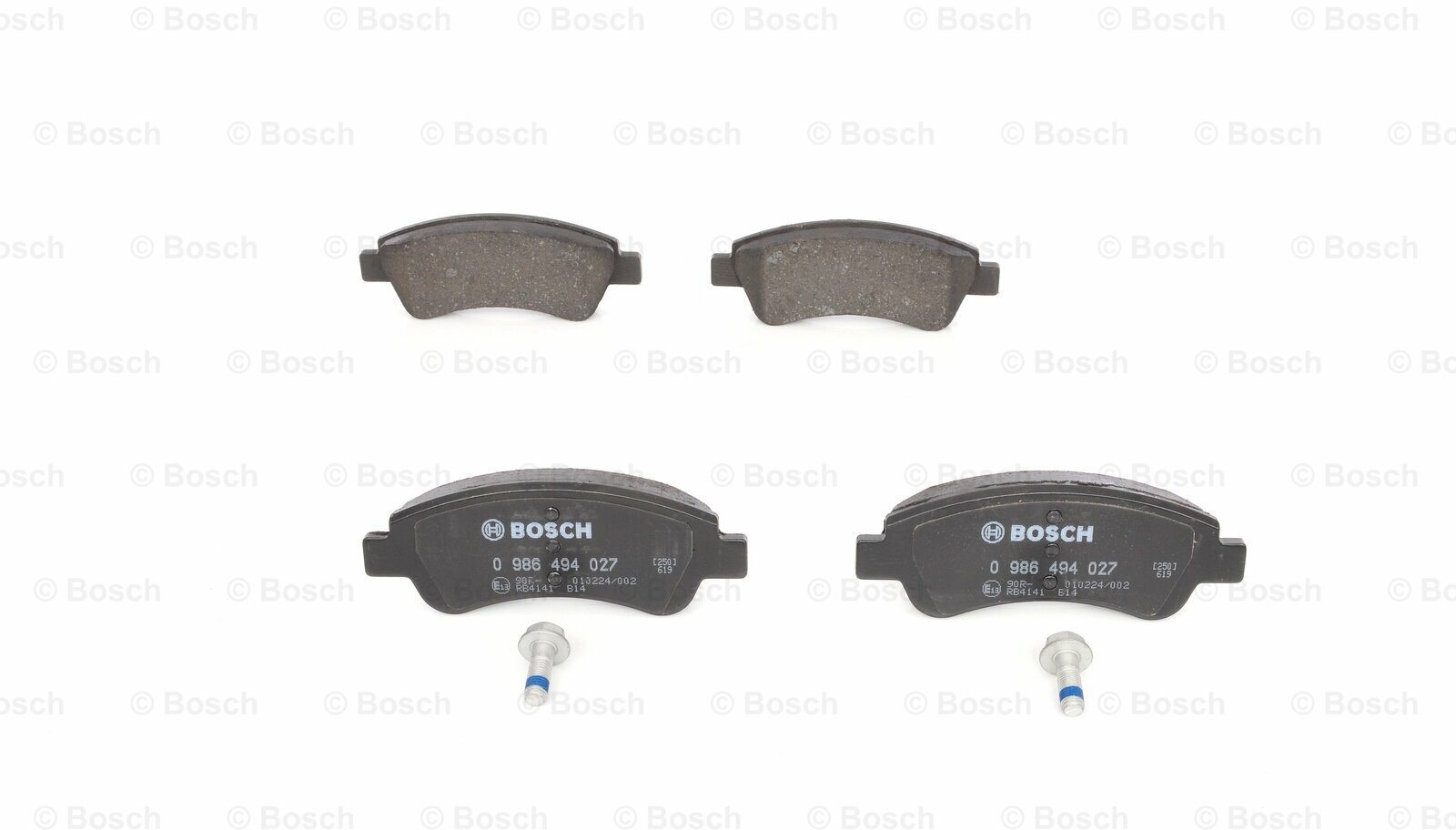 Колодки тормозные Bosch, 0986494027