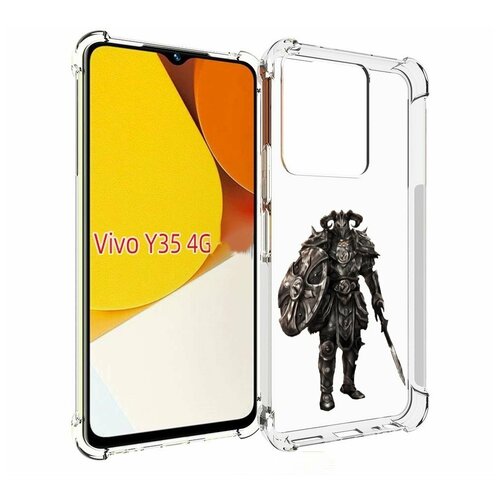 Чехол MyPads The-Elder-Scrolls-Online для Vivo Y35 4G 2022 / Vivo Y22 задняя-панель-накладка-бампер чехол mypads the elder scrolls online для infinix hot 20 4g задняя панель накладка бампер