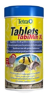 TETRA TABLETS TABIMIN XL корм таблетки для крупных донных рыб (133 таблетки) - фотография № 18