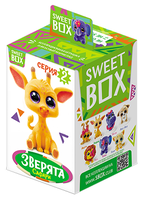 Жевательный мармелад Sweet Box Зверята. Сафари. Серия 2 ассорти 10 г