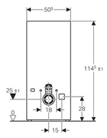 Рамная инсталляция GEBERIT 131.232.SQ.1 умбра