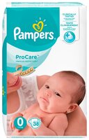 Pampers подгузники ProCare 0 (1-2,5 кг) 38 шт.