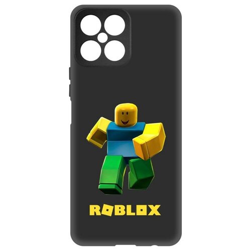 Чехол-накладка Krutoff Soft Case Roblox-Классический Нуб для Honor X30i черный чехол накладка krutoff soft case roblox классический нуб для honor x50i черный