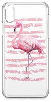 Чехол Boom Case CASE-131 для Apple iPhone X/Xs фламинго