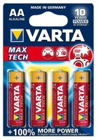 Батарейка VARTA 4706 LR6 BL4 Max Tech 4 шт блистер