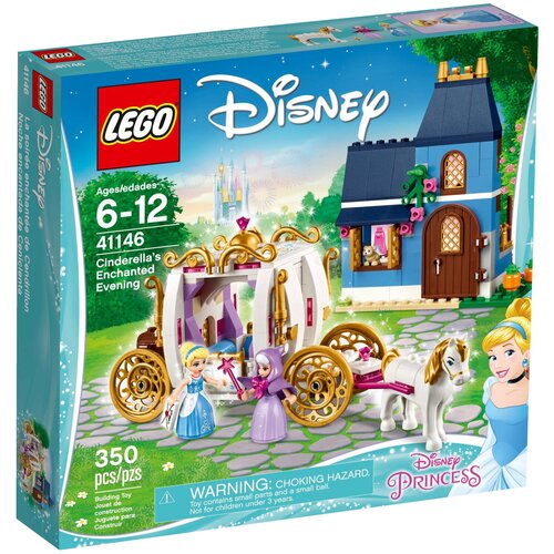 LEGO Disney Princess 41146 Сказочный вечер Золушки, 350 дет. игровой набор золушка 2 наряда disney princess